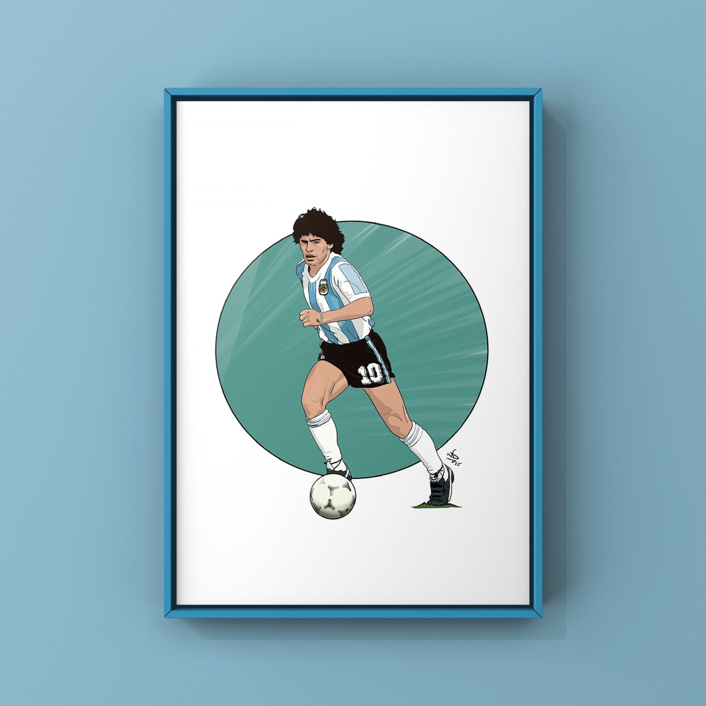 Maradonna A4 print
