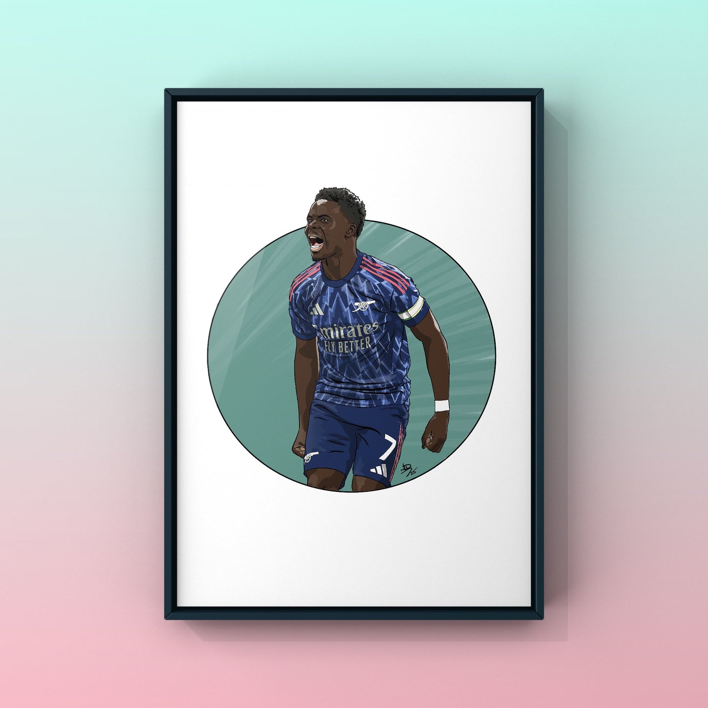 Bukayo Saka Print