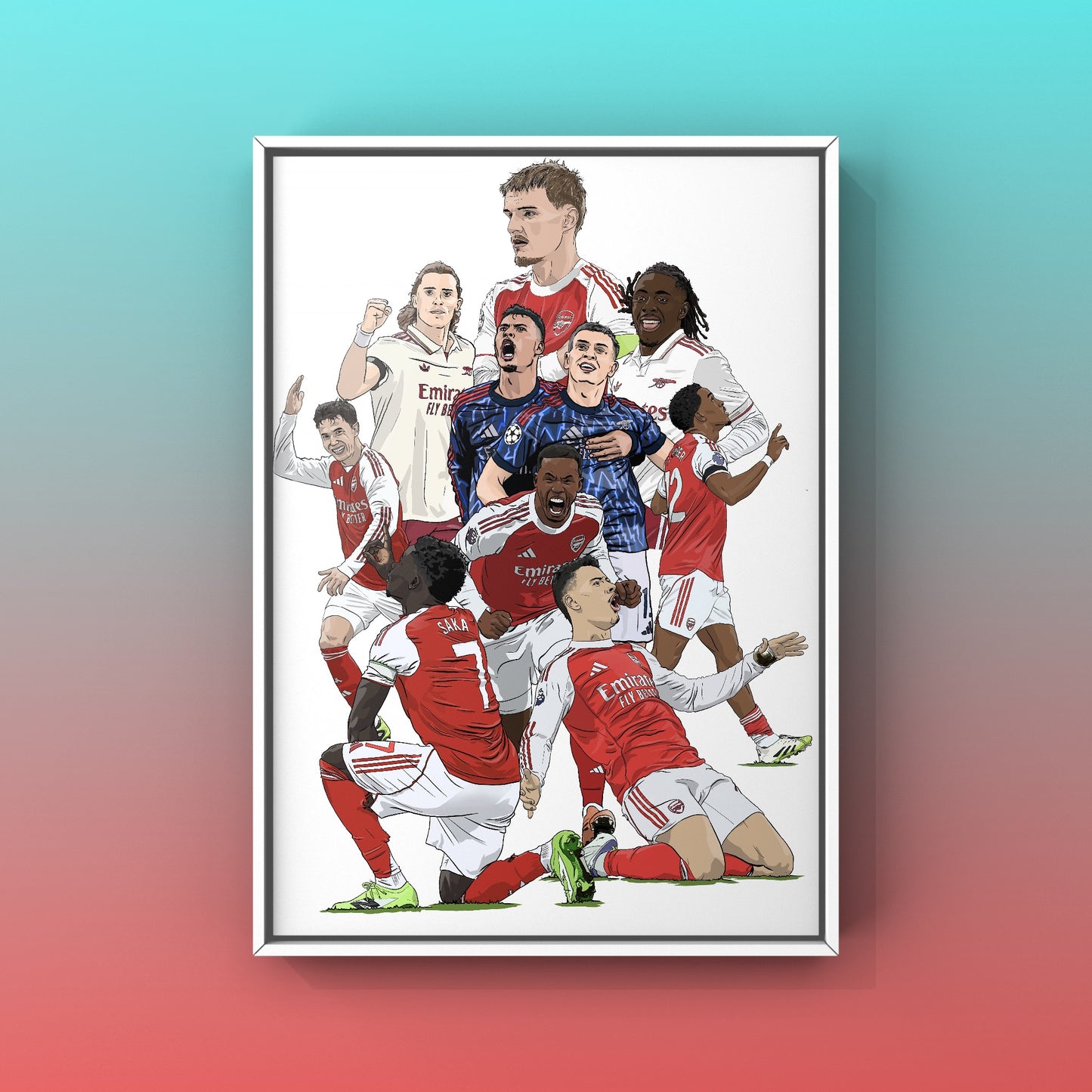 Arsenal 2025 Moments Print