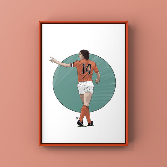 Johan Cruyff Print