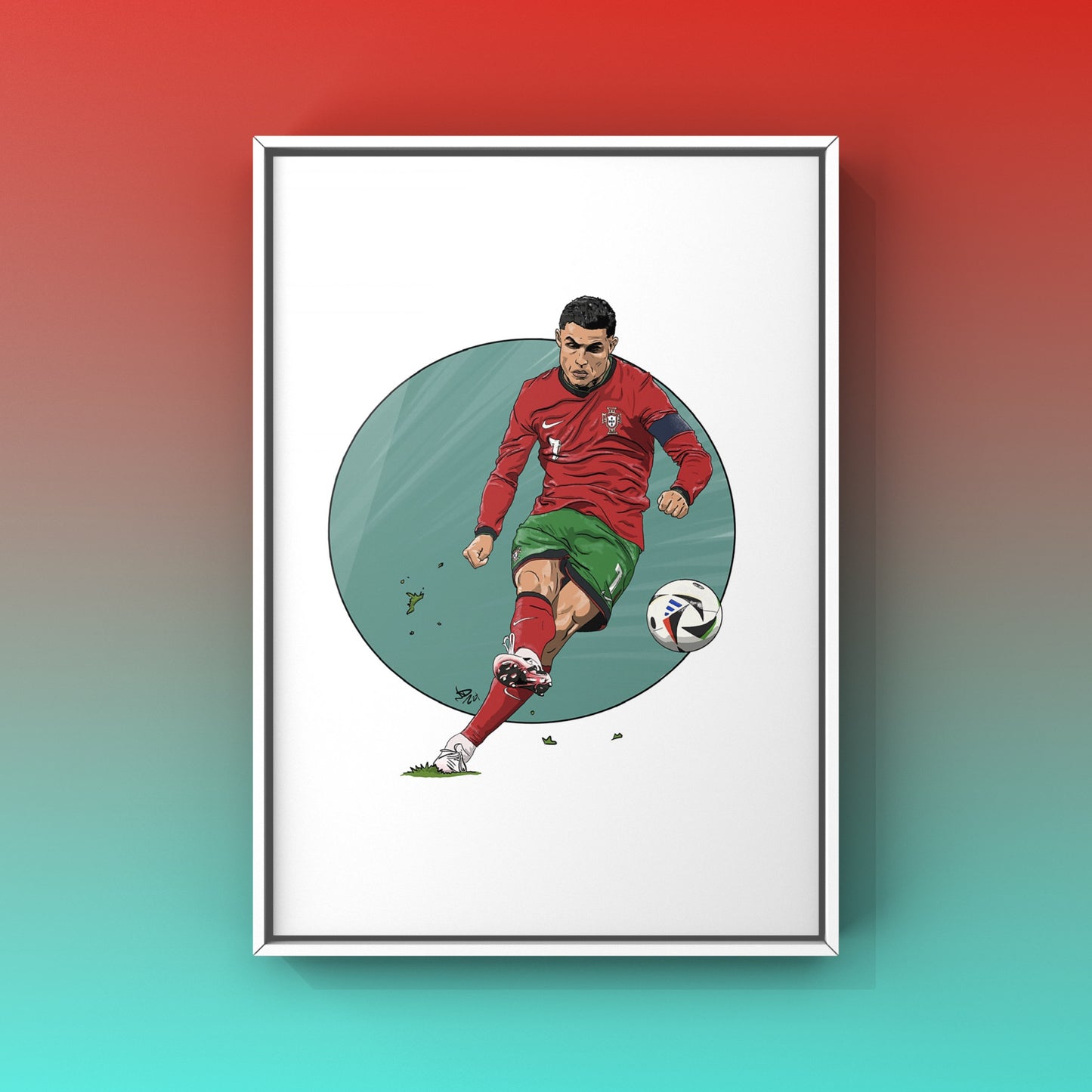 CR7 print