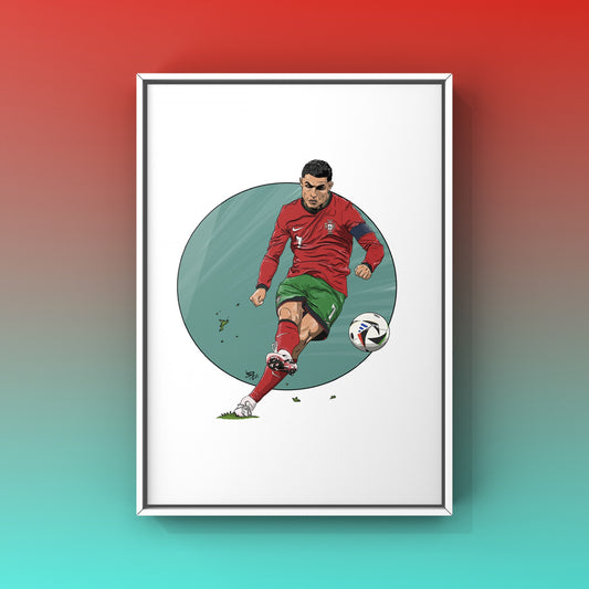 CR7 print