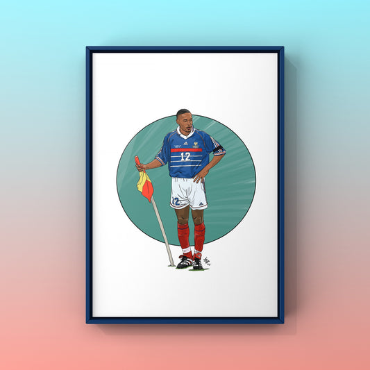 Thierry Henry France ‘98 Print