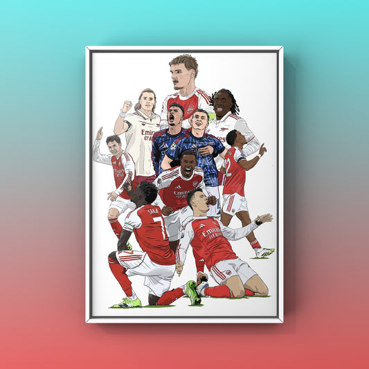 Arsenal 2025 Moments Print