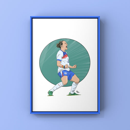 Lucy Bronze Lionesses Print