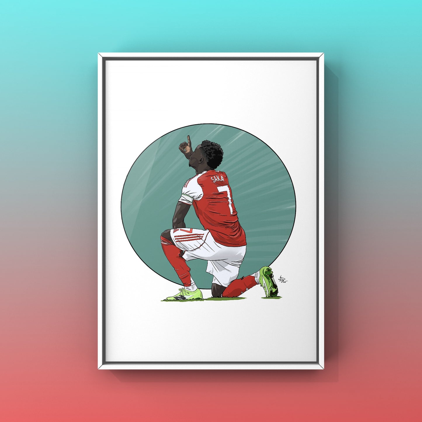 Bukayo Saka Print