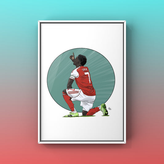 Bukayo Saka Print