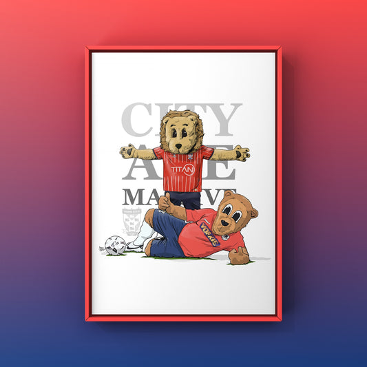 Yorkies: City Are Massive Print
