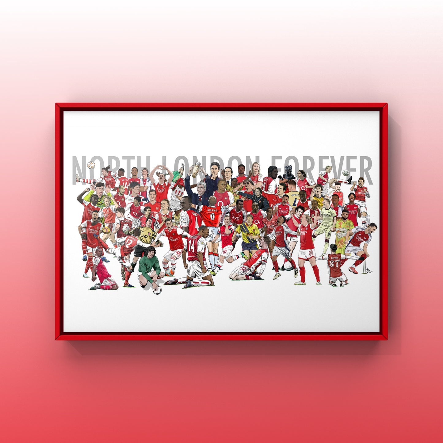 Arsenal Legends Collage