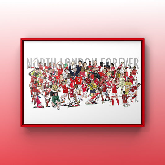 Arsenal Legends Collage